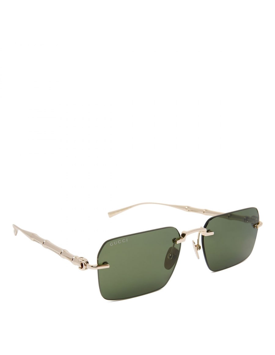 Gucci Frameless rectangular sunglasses, view 3