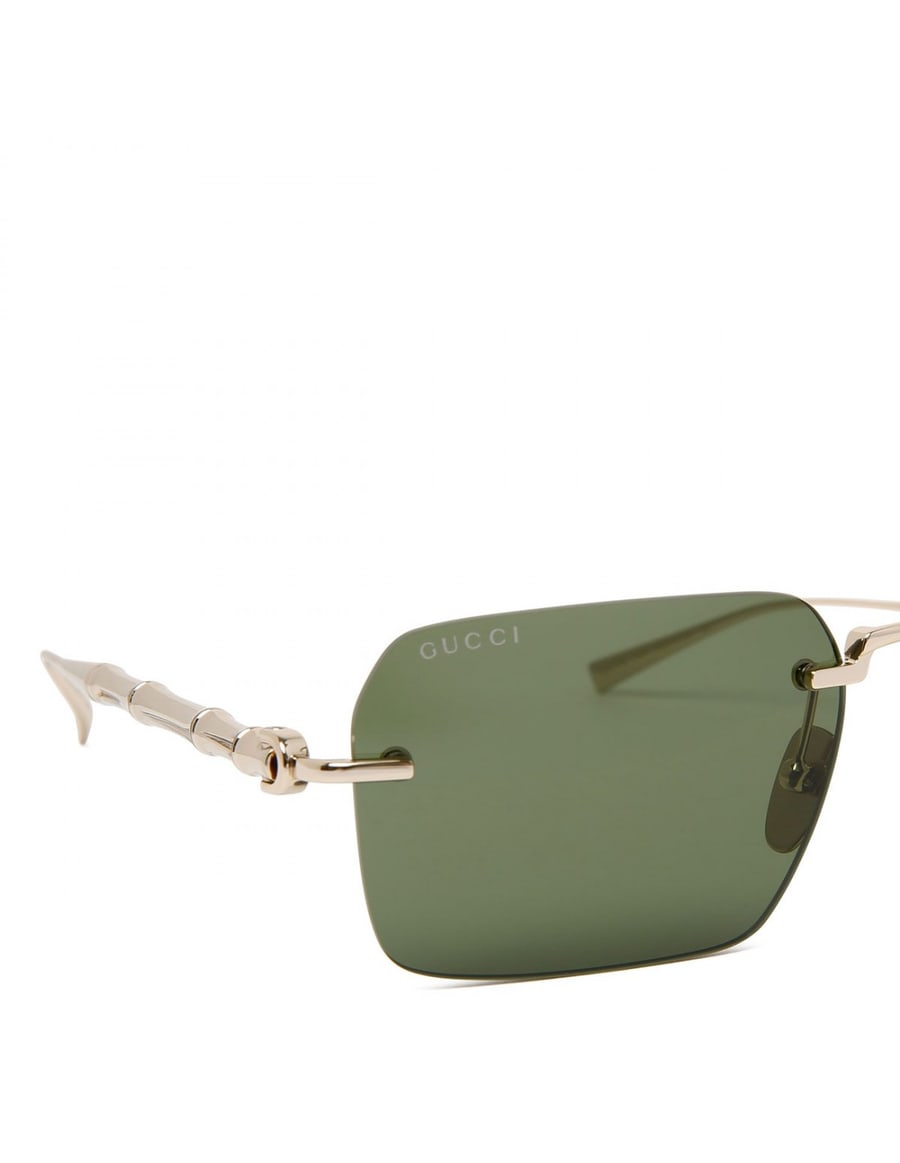 Gucci Frameless rectangular sunglasses, view 5