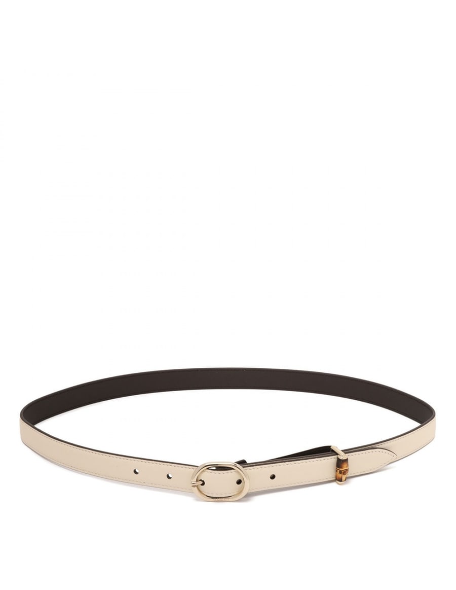 Gucci Oval buckle thin belt, view 2