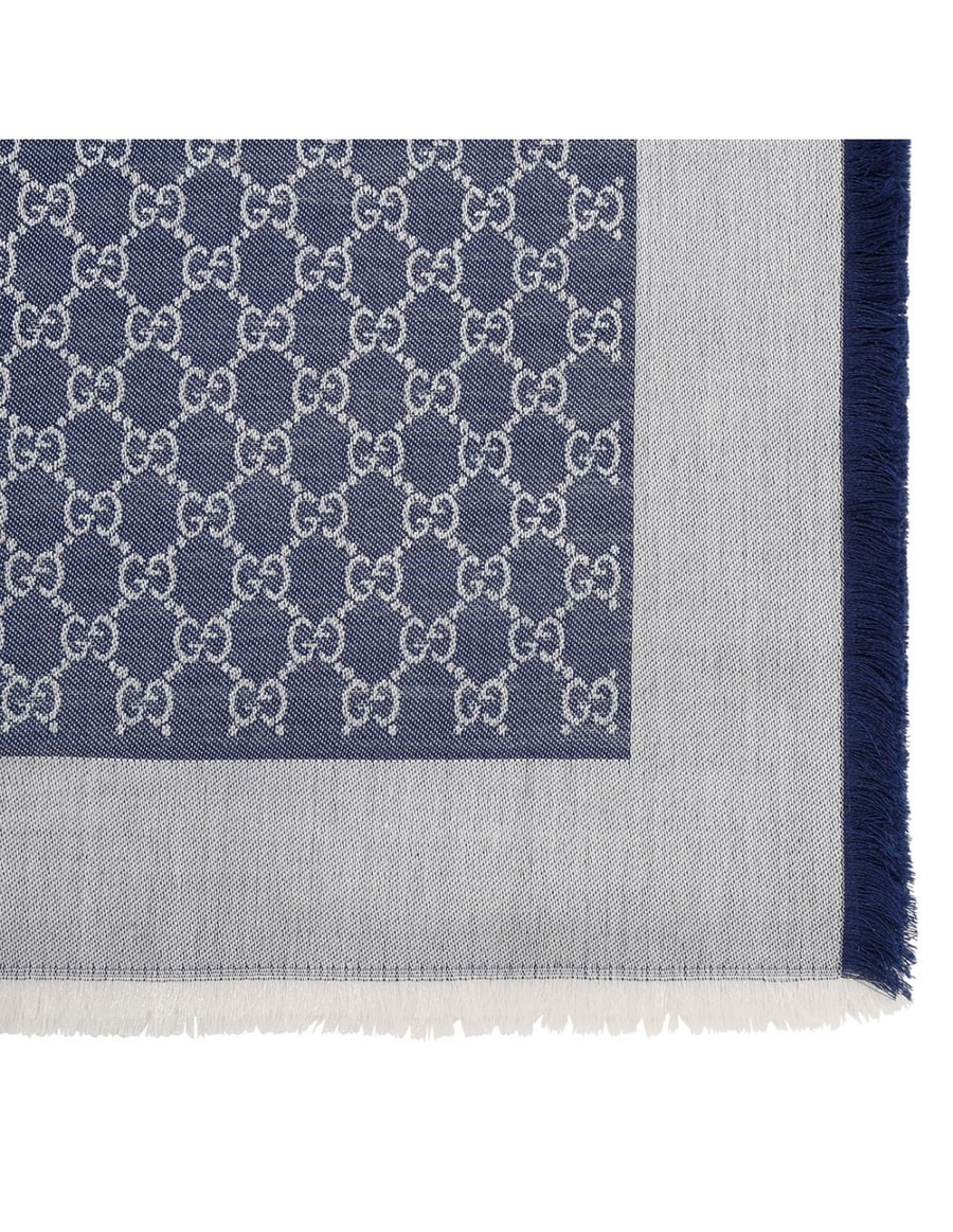 Gucci GG silk wool shawl, view 3