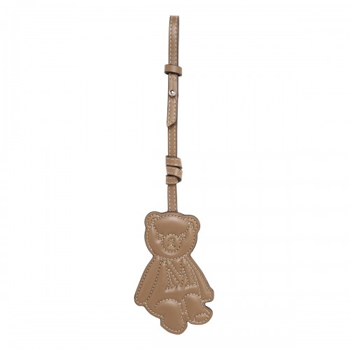 Max Mara Taupe teddy bag charm