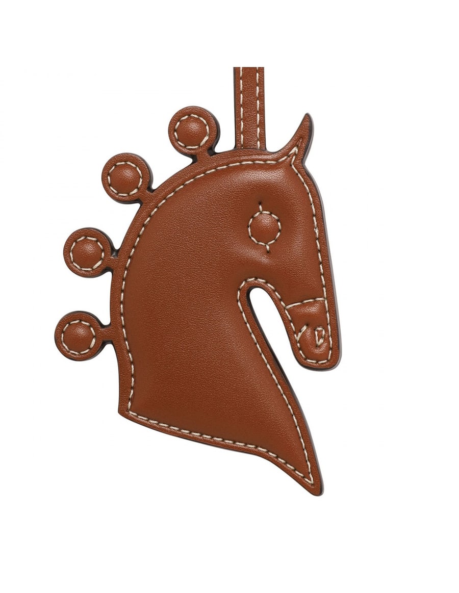 Max Mara Brown horse bag charm, view 3