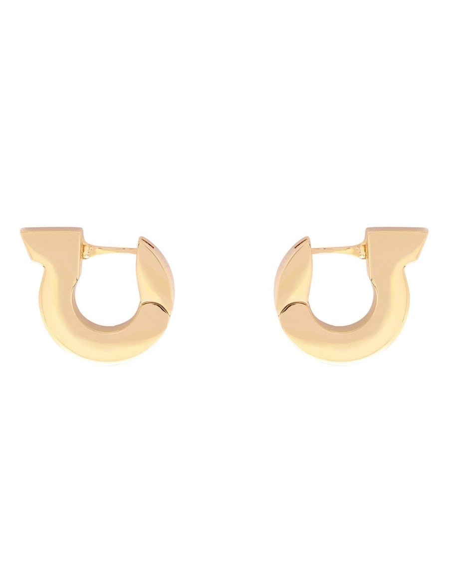 Ferragamo Gancini crystals earrings, view 3