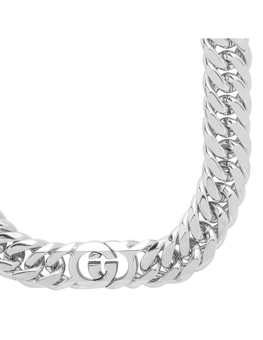 Gucci Interlocking G chain necklace, view 3