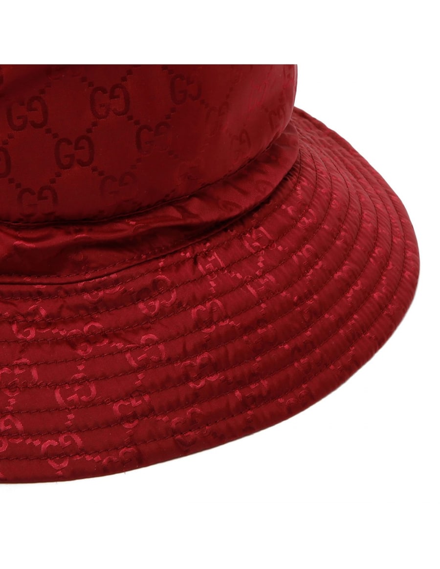Gucci Reversible GG nylon bucket hat, view 5