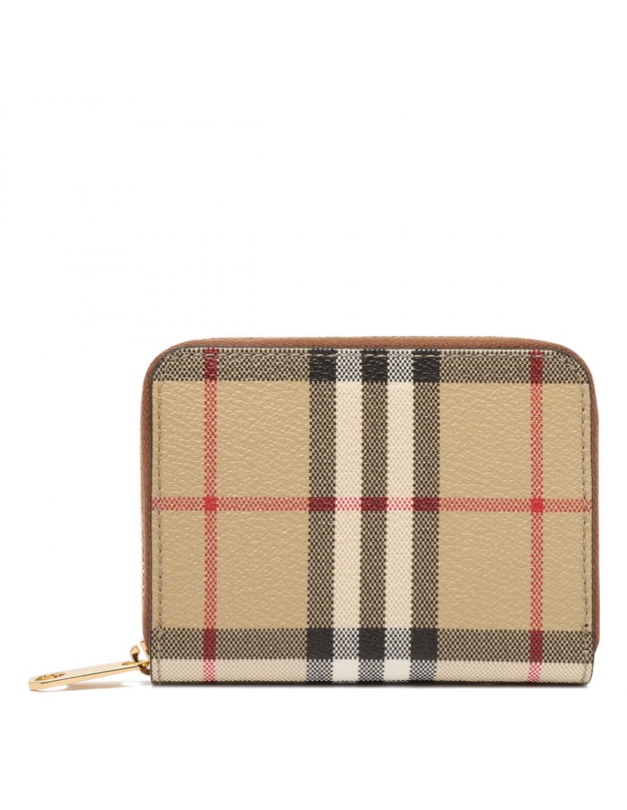 Burberry Check small zip wallet, view 2