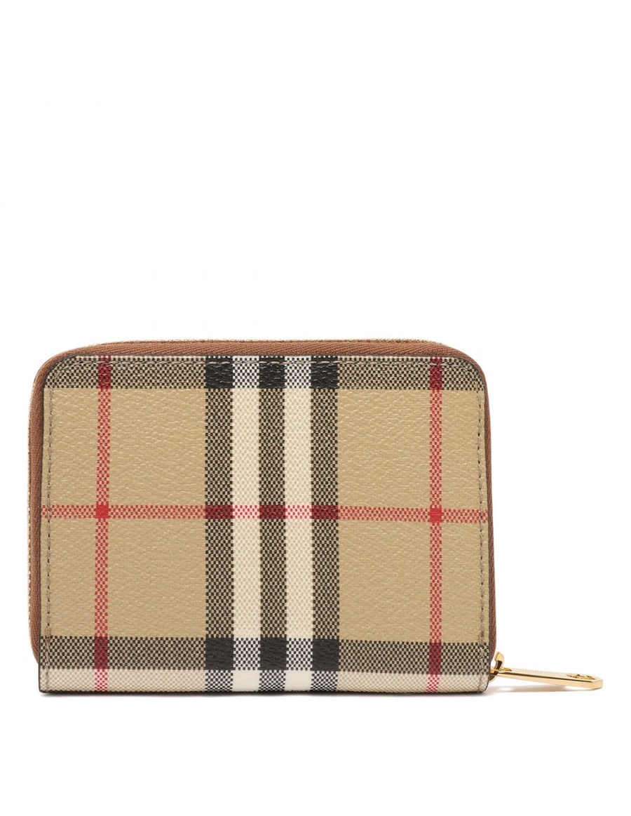 Burberry Check small zip wallet, view 4