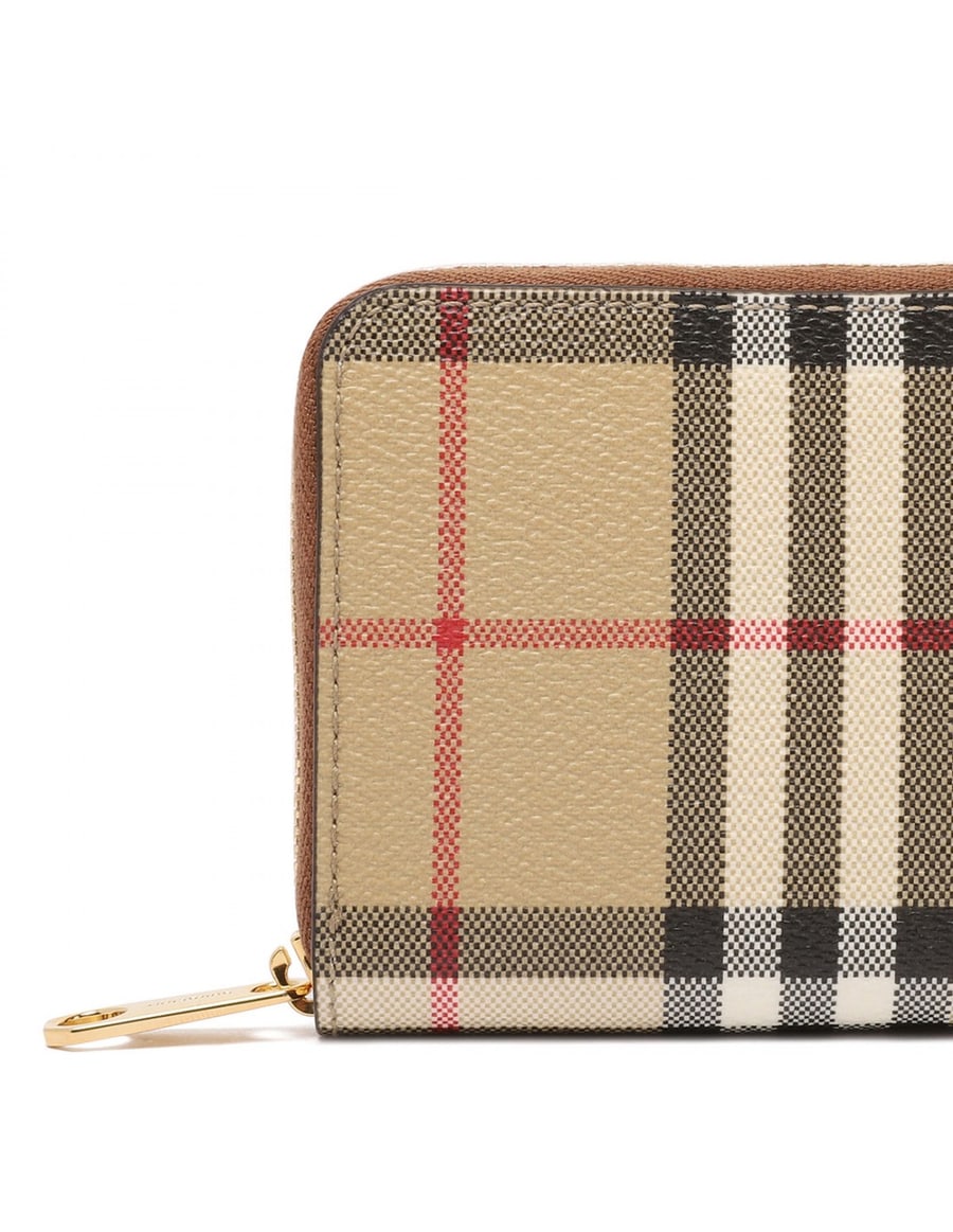 Burberry Check small zip wallet, view 5