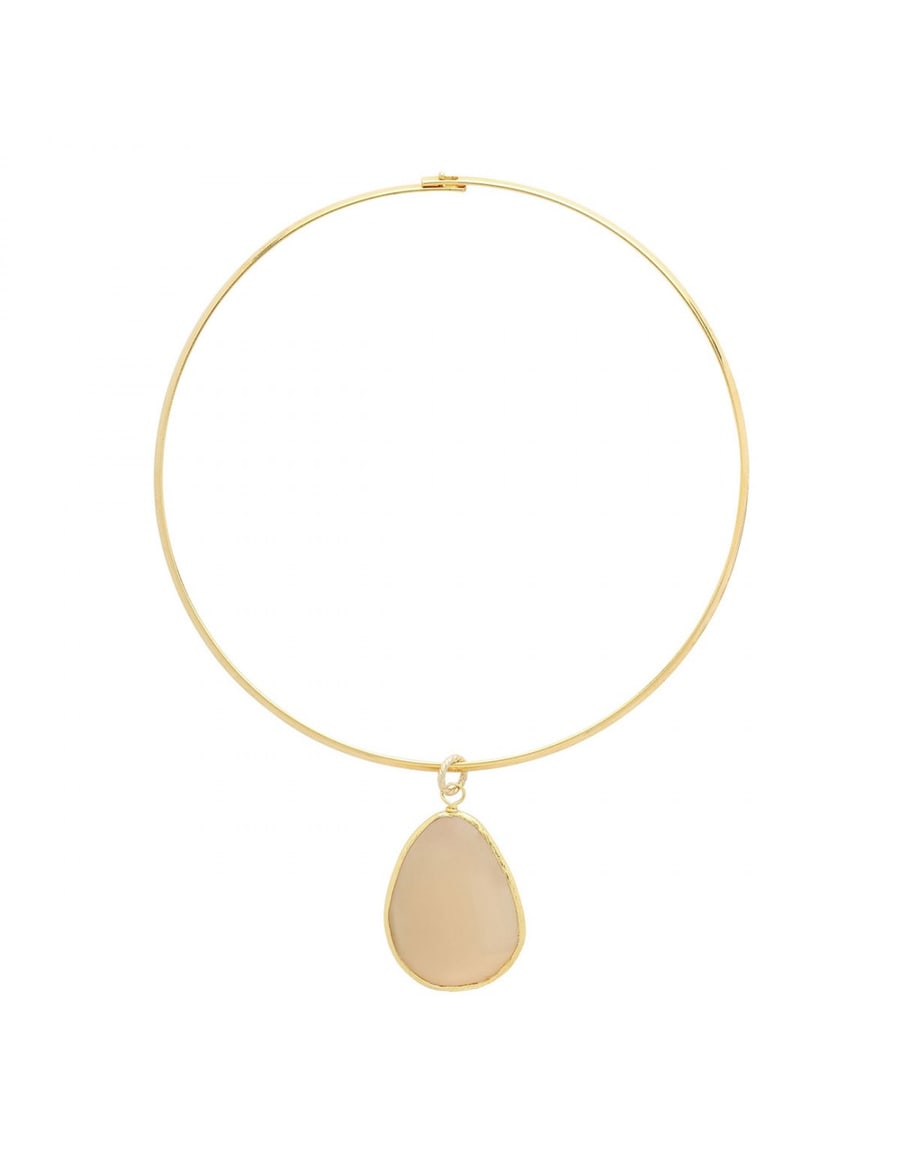 ALMALA Lux circle necklace, view 2