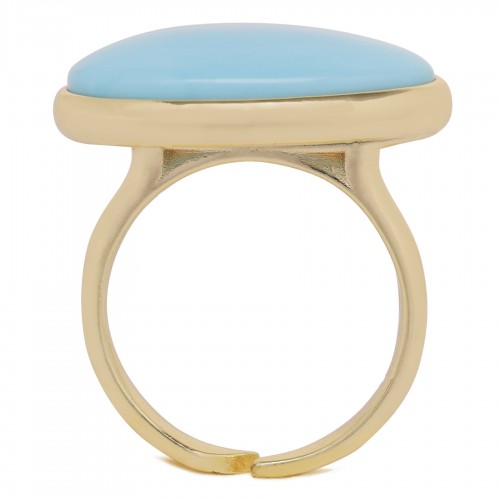 ALMALA Oval turquoise ring