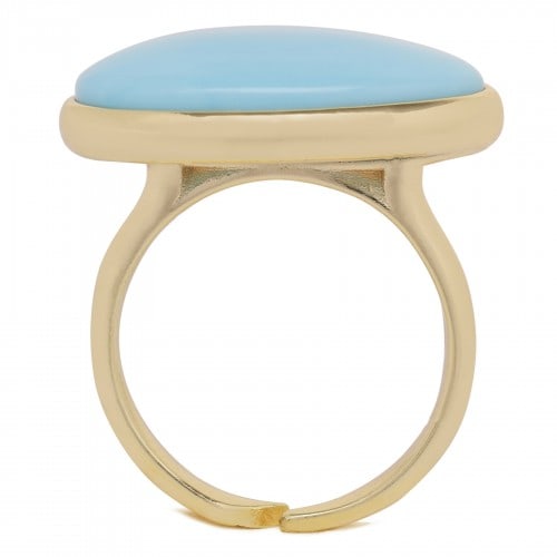 ALMALA Oval turquoise ring