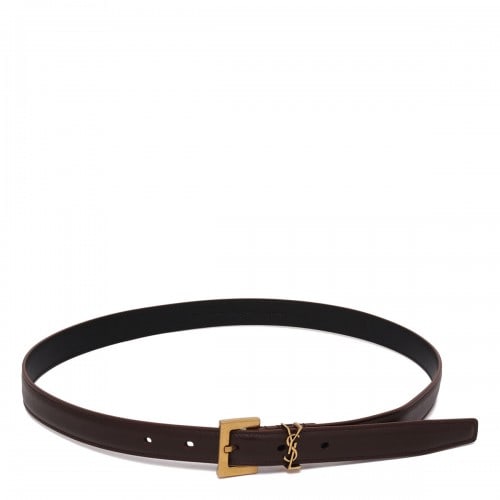 Saint Laurent Cassandre thin belt