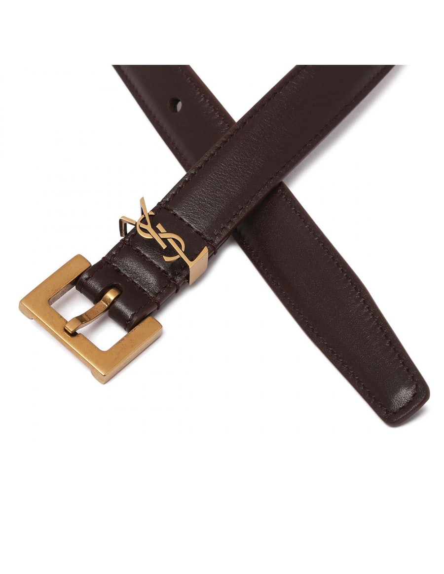Saint Laurent Cassandre thin belt, view 4