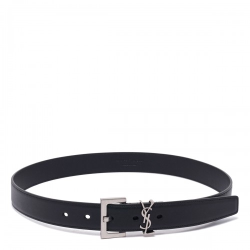 Saint Laurent Cassandre leather belt