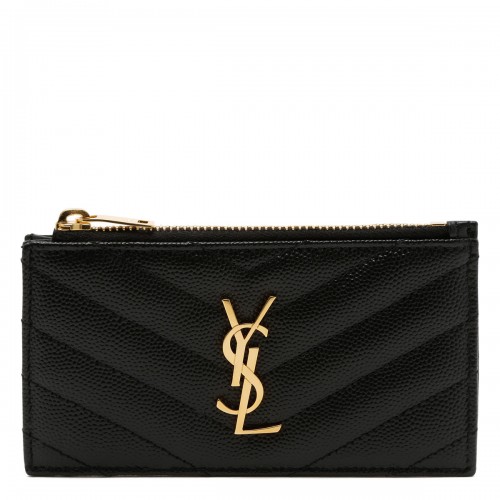 Saint Laurent Cassandre matelassé card case