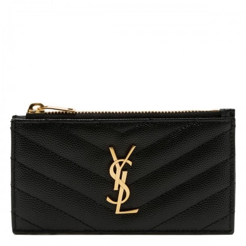 Saint Laurent Cassandre matelassé card case