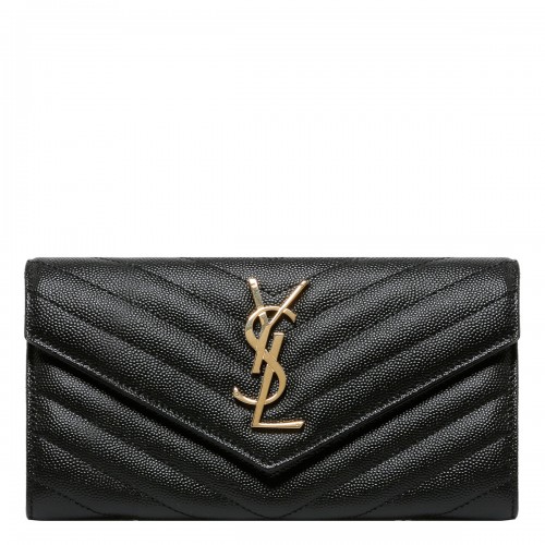 Saint Laurent Cassandre matelassé large wallet