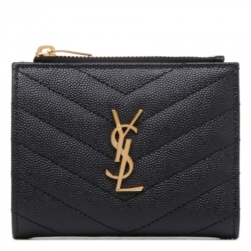 Saint Laurent Cassandre matelassé bi-fold wallet