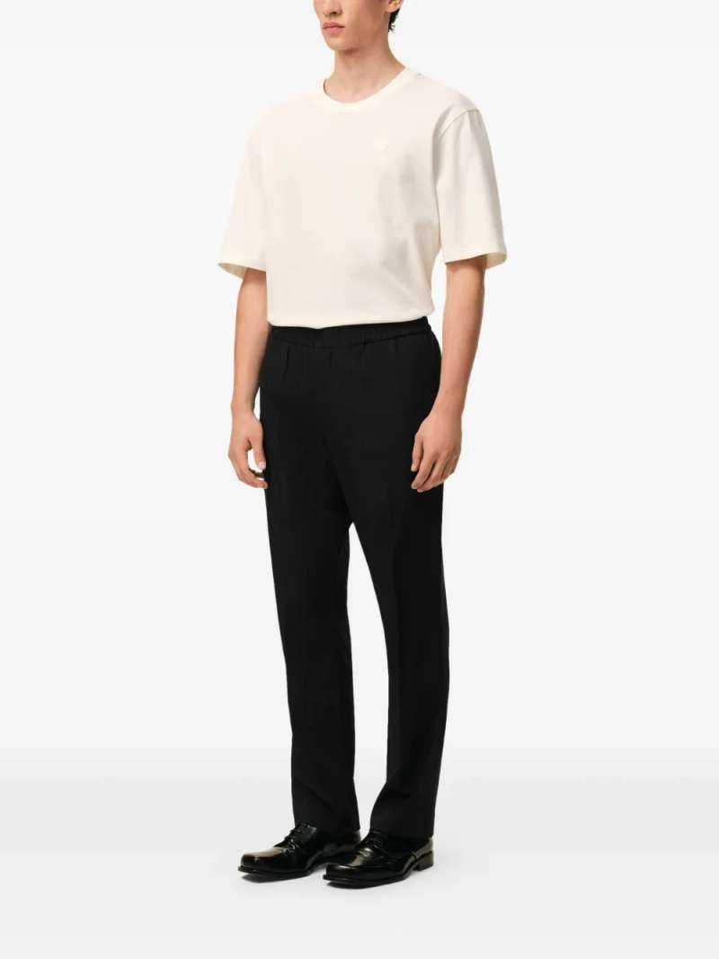 AMI Paris Elasticated Waist Trousers, view 3