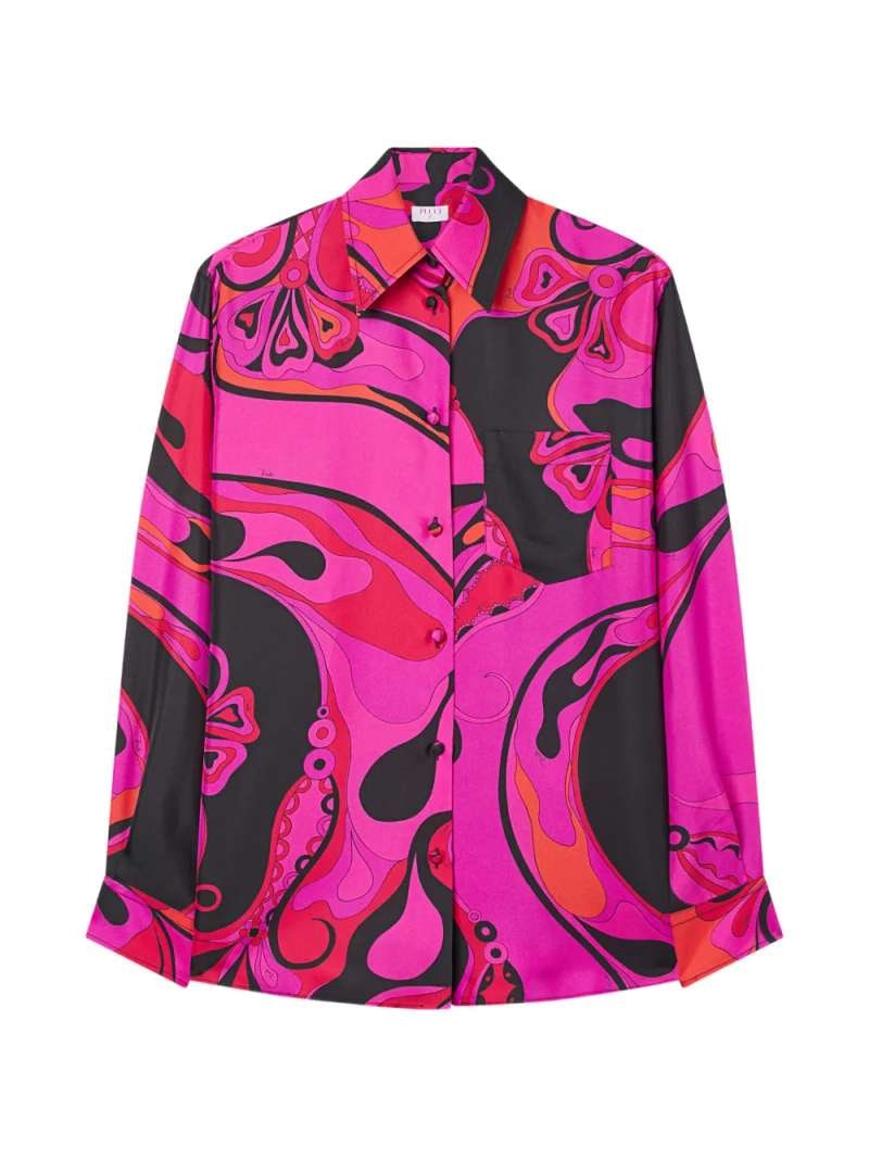 Pucci Silk Twill Shirt, view 2