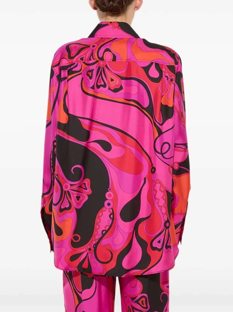 Pucci Silk Twill Shirt, view 4