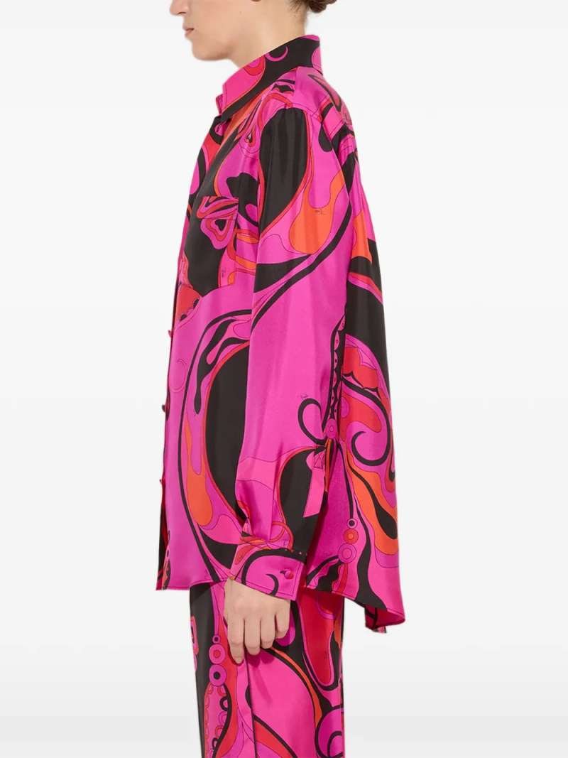 Pucci Silk Twill Shirt, view 6