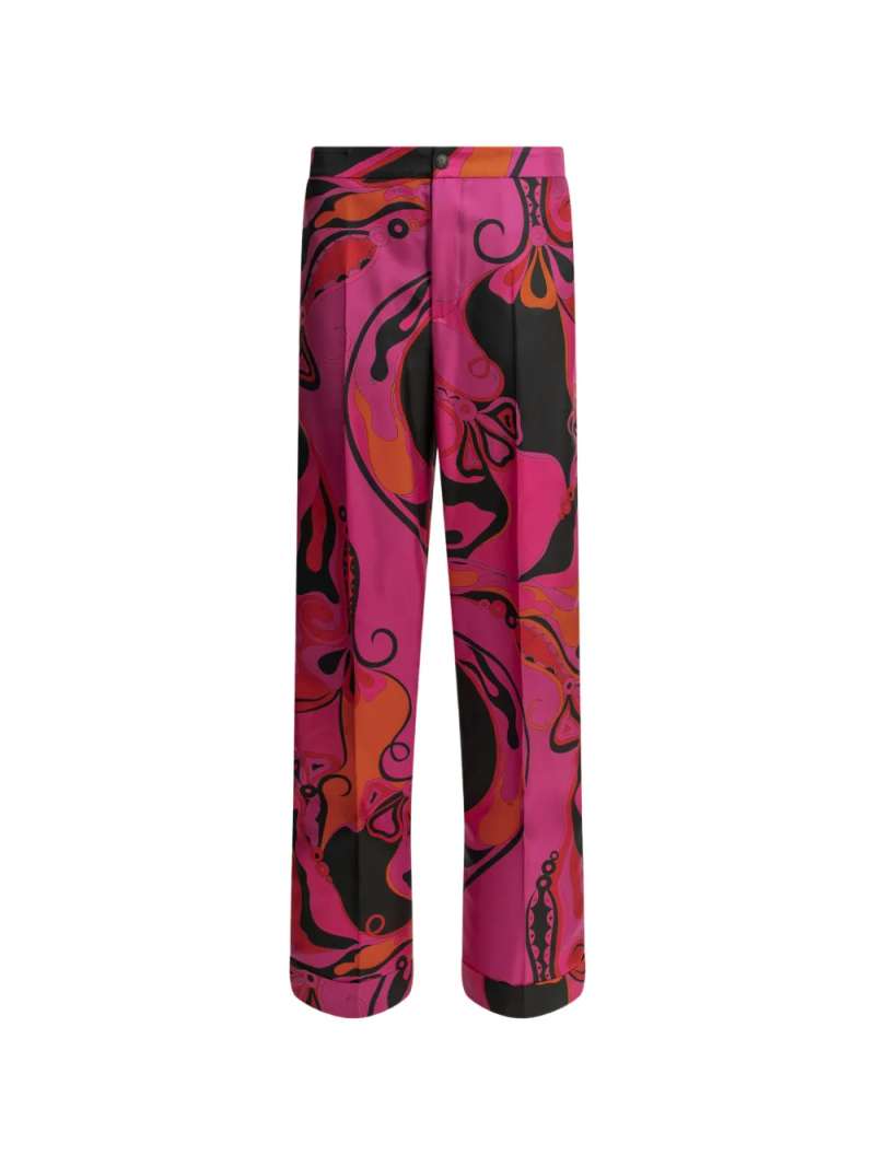 Pucci Silk Twill Pants