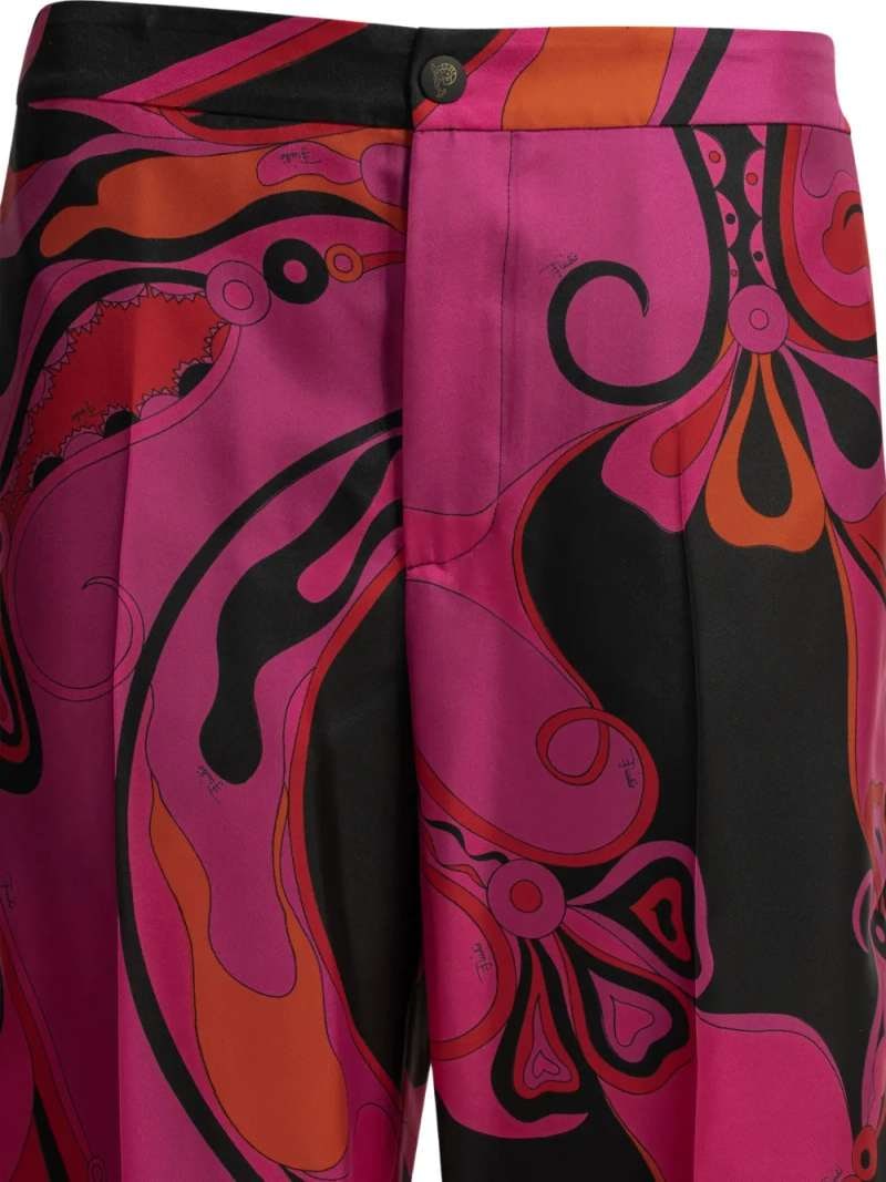 Pucci Silk Twill Pants, view 3