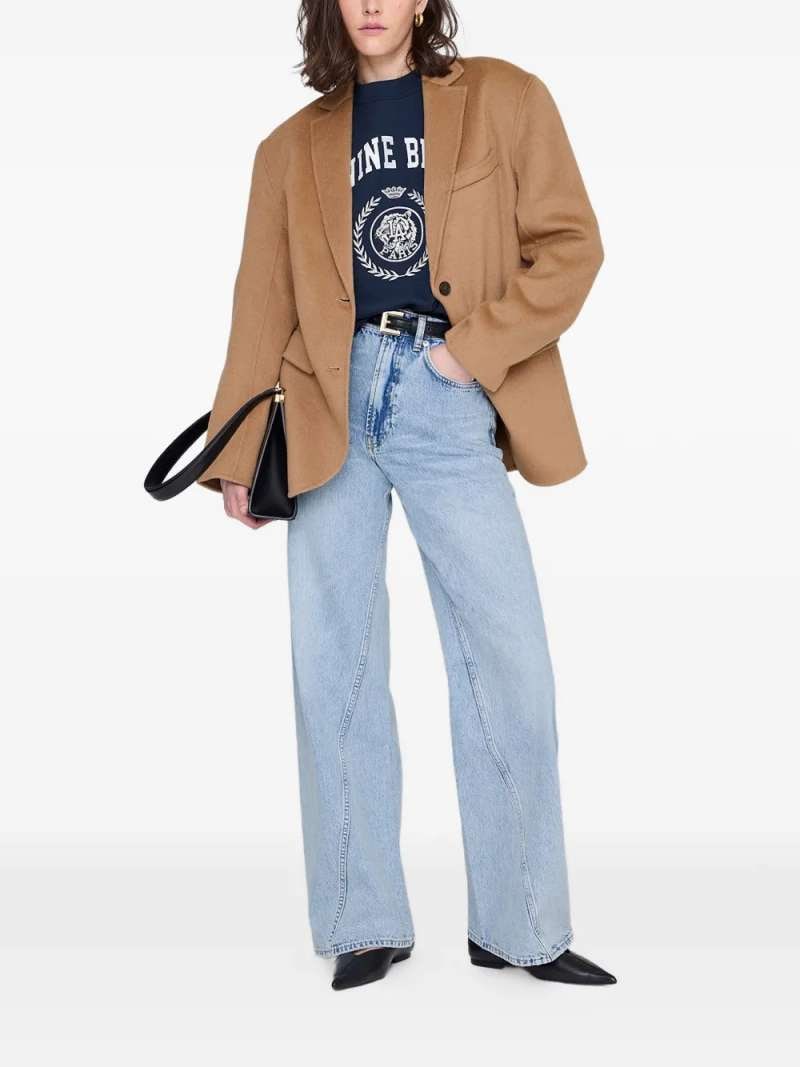 Anine Bing Miles Sweatshirt Collegiate, view 4