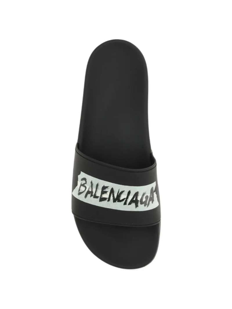 Balenciaga Slide Pool Sandals, view 4