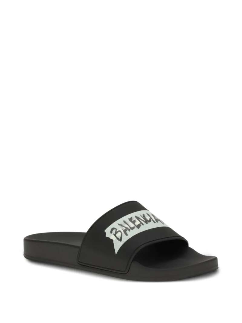 Balenciaga Slide Pool Sandals, view 5