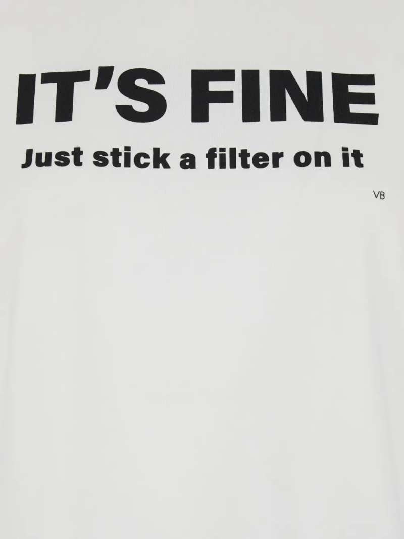 Victoria Beckham Slogan Tee, view 4