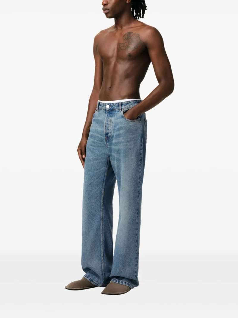 AMI Paris Large Fit Jeans, view 3