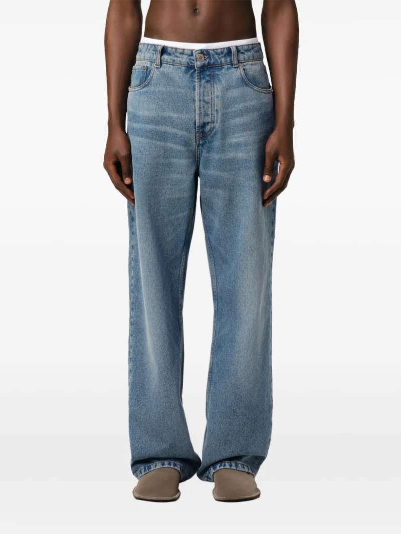 AMI Paris Large Fit Jeans, view 4