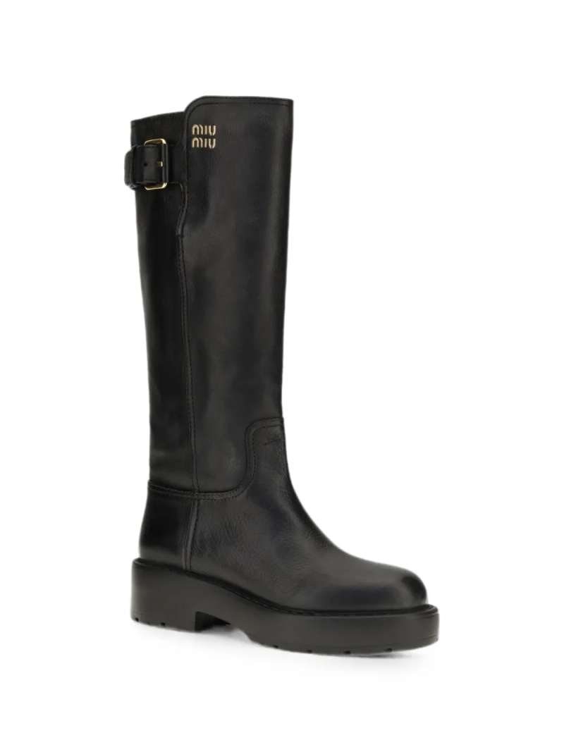 Miu Miu Bufalo Old Boots, view 3