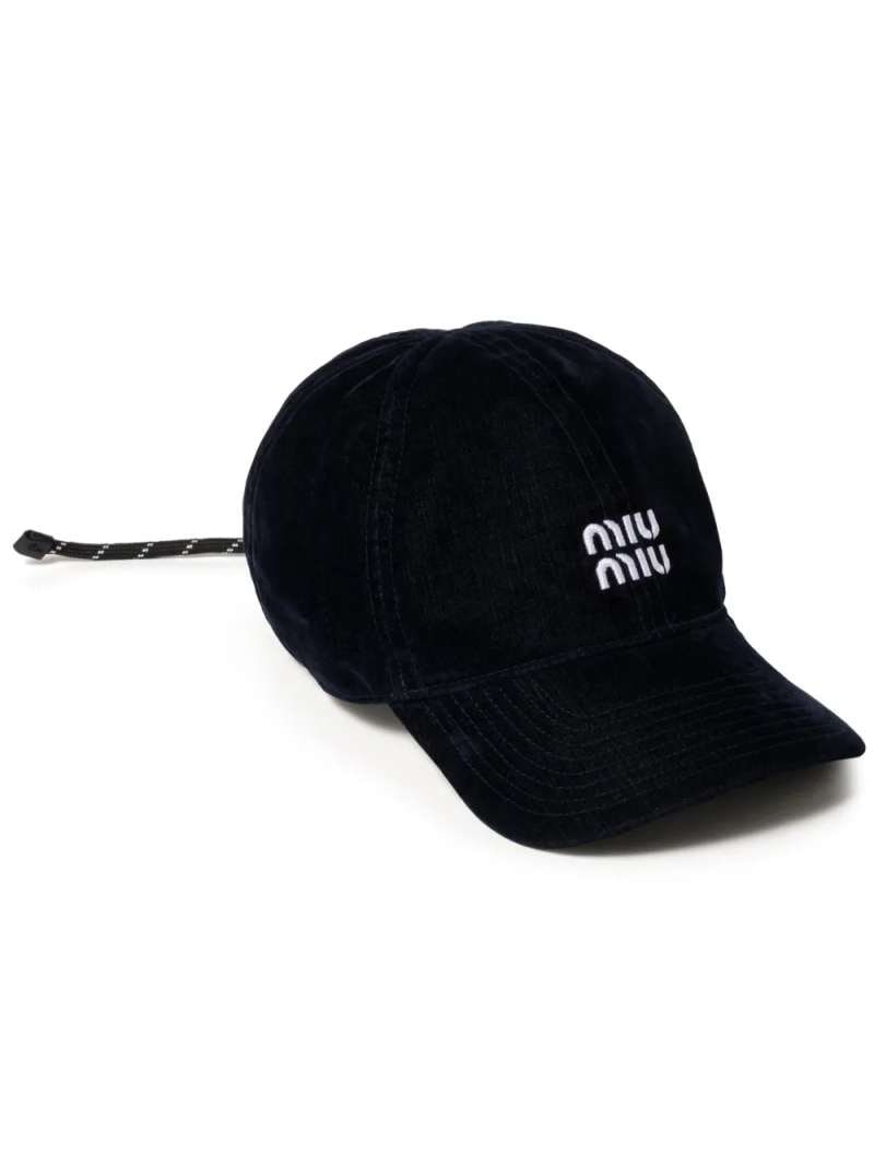 Miu Miu Velluto Chambray Cap