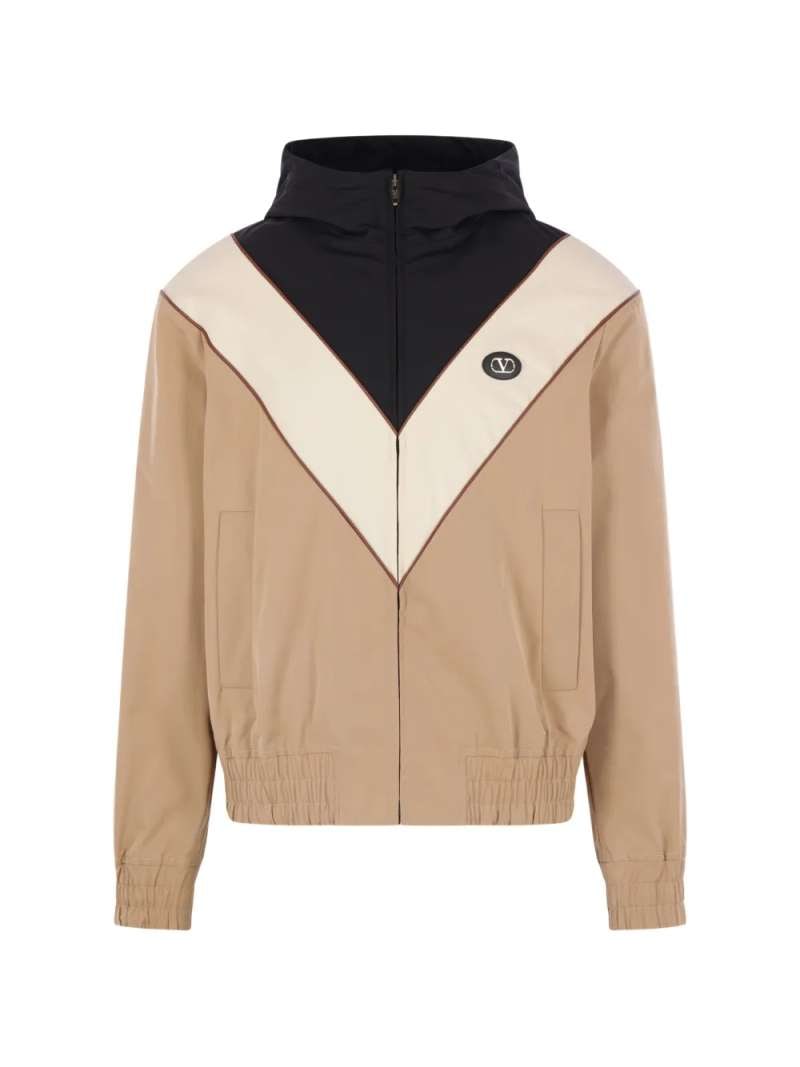 Valentino Vlogo Hoodie Jacket, view 2