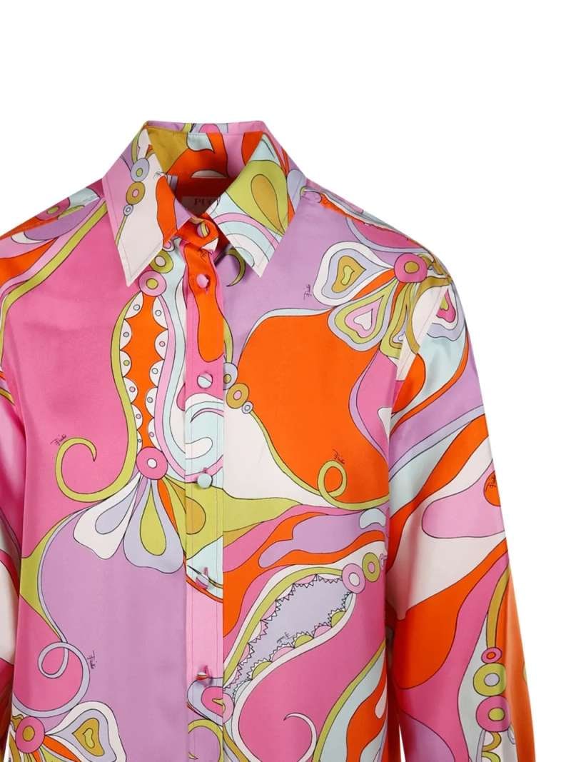 Pucci Silk Twill Shirt, view 4