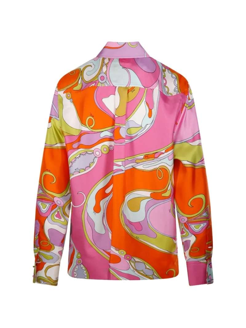 Pucci Silk Twill Shirt, view 5