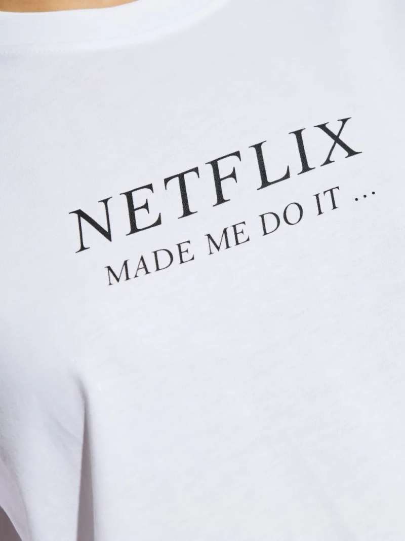 Victoria Beckham Slogan Tee, view 3