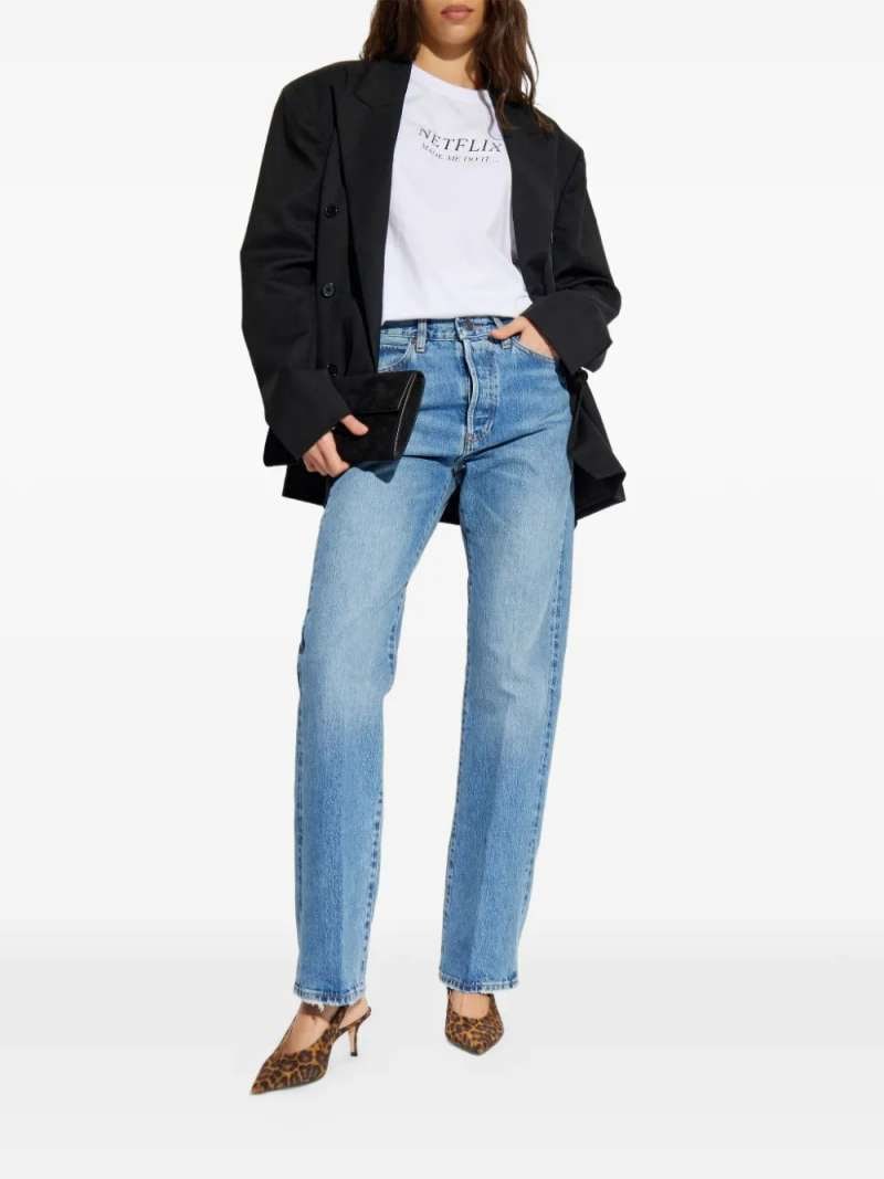Victoria Beckham Slogan Tee, view 5