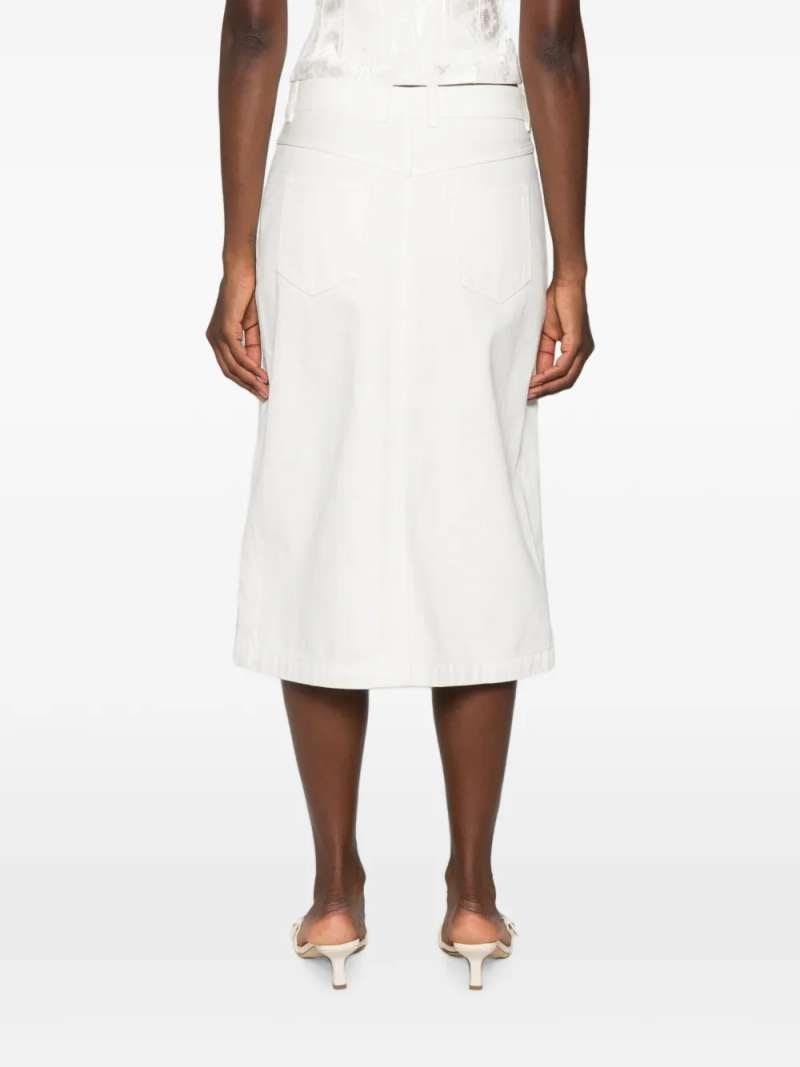 Rabanne Denim Skirt, view 5
