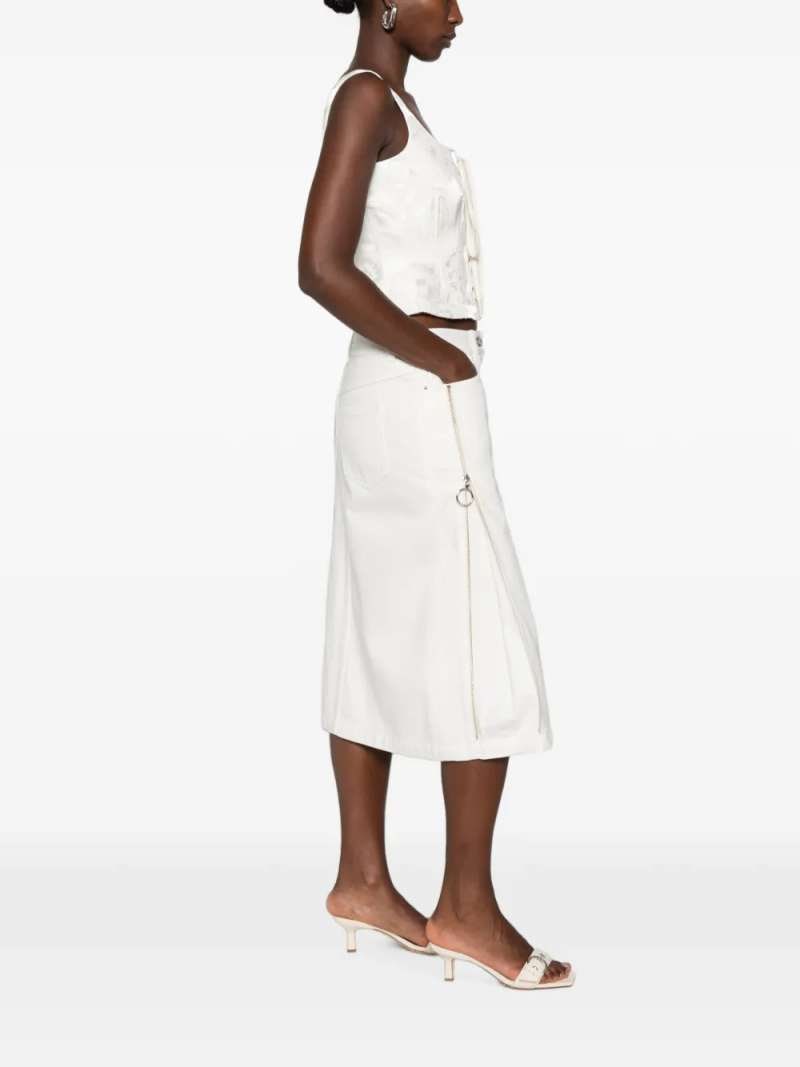 Rabanne Denim Skirt, view 6