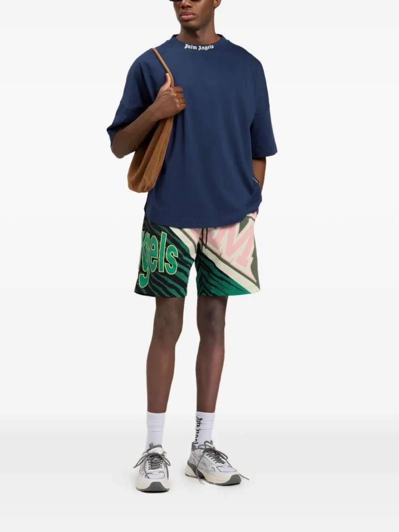 Palm Angels Logo Over Tee, view 4