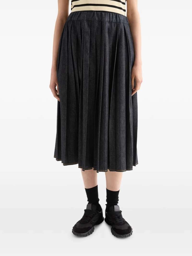 Jil Sander Denim Skirt, view 3