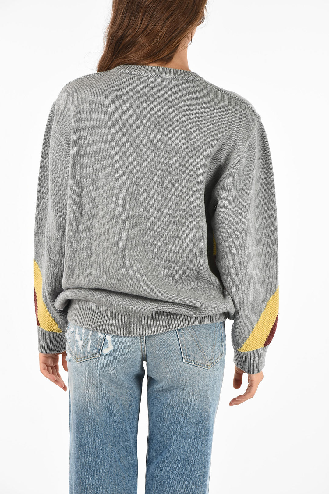 Stella McCartney 0060~THE BEATLES Virgin Wool Crewneck Sweater ALL YOU NEED IS LOVE