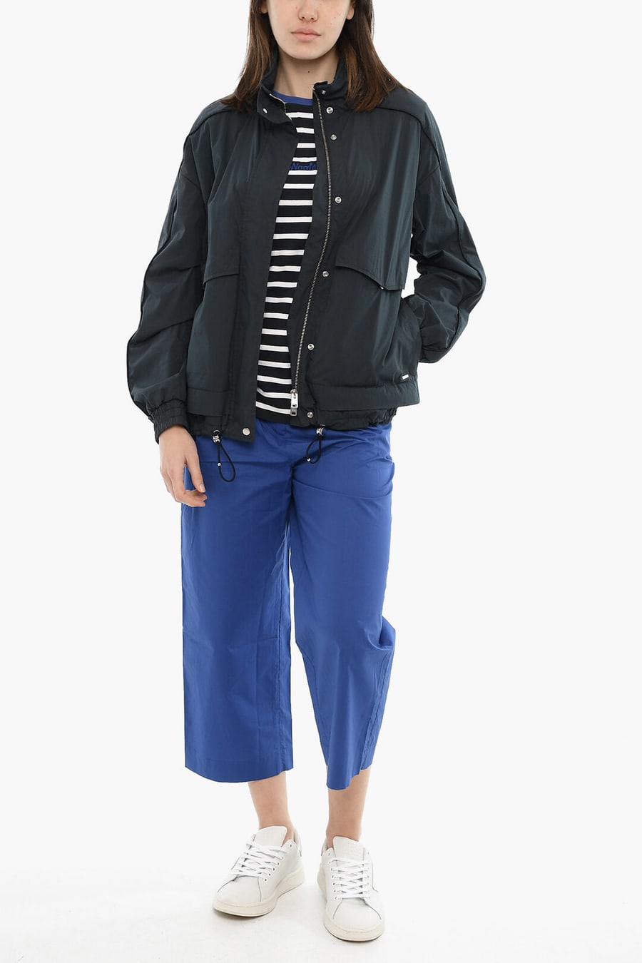 Woolrich 0201~Cotton-Blend Jacket KENDALL In Solid Color, view 5