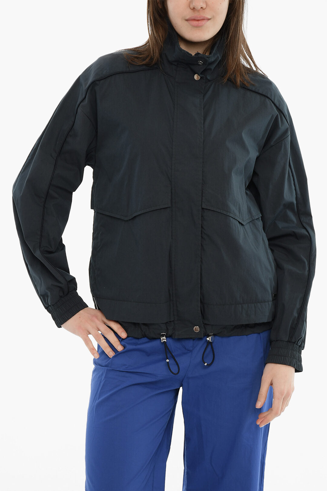 Woolrich 0201~Cotton-Blend Jacket KENDALL In Solid Color