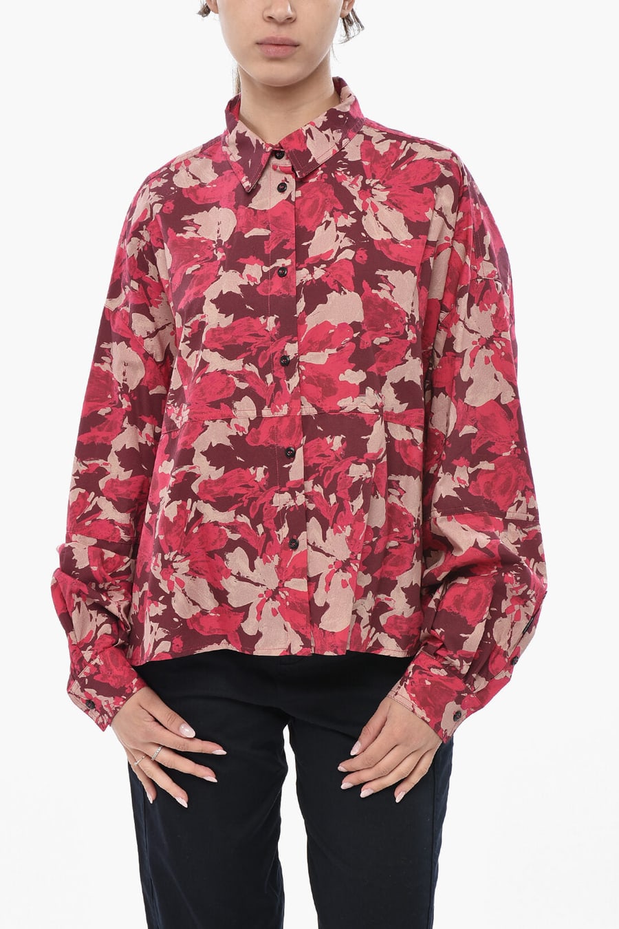 Woolrich 0201~Patterned Blouse WILDERNESS