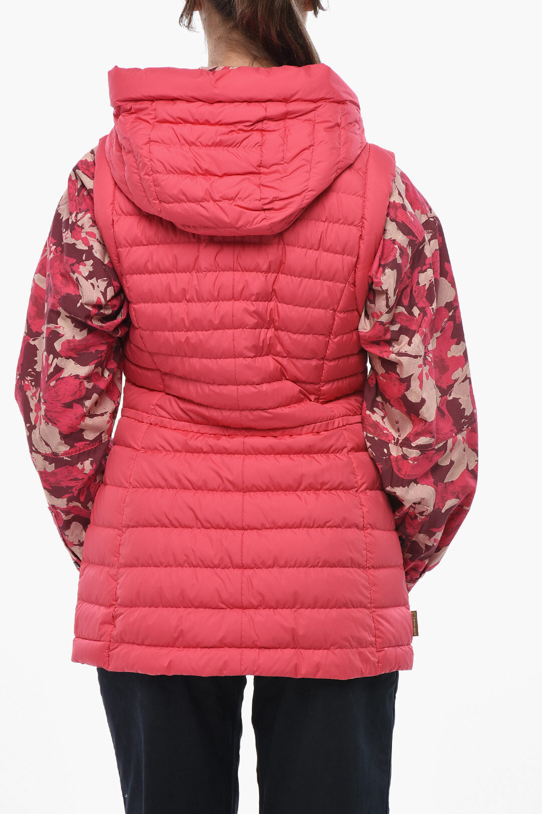 Woolrich 0201~Quilted Down Jacket HIBISCUS Sleeveless